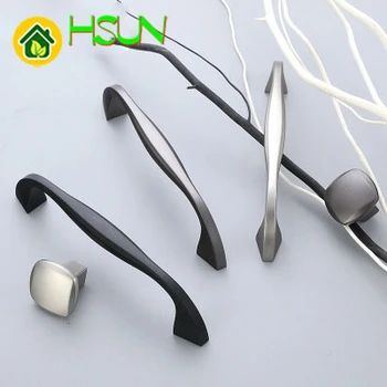 

Zinc Alloy Handle Modern Concise Home Furnishing Wardrobe Drawer Cabinet Handle Furniture Hardware Parts Cabinet Door Handle