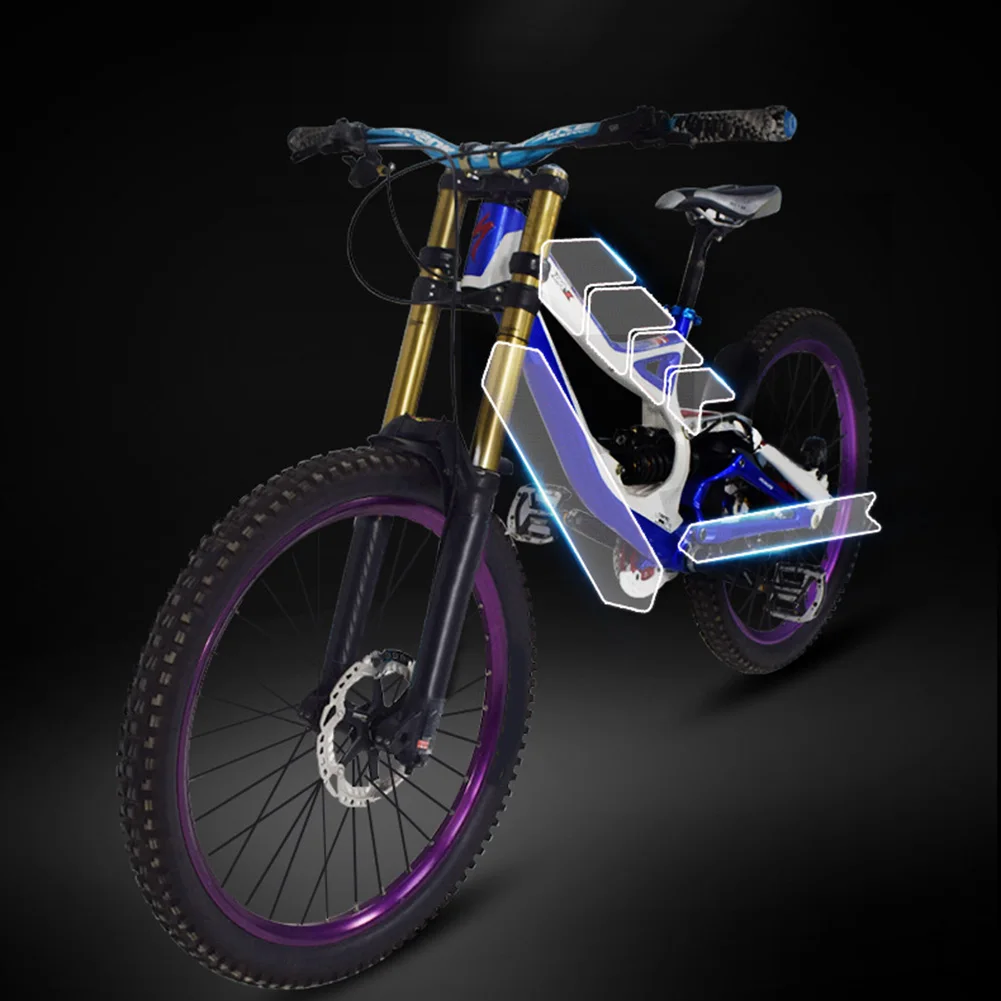 Bicycle Mountain Bike Frame Protection Film Anti-scratch Stickers Transparent Scratch-Resistant Protector Mtb Parts ► Photo 2/6