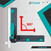 Zitour® Accurate Mitre Gauges for Mitre Saws Adjustable Angle Ruler Saw Protractor Ruler with Pencil Inclinometer Measuring Tool 6
