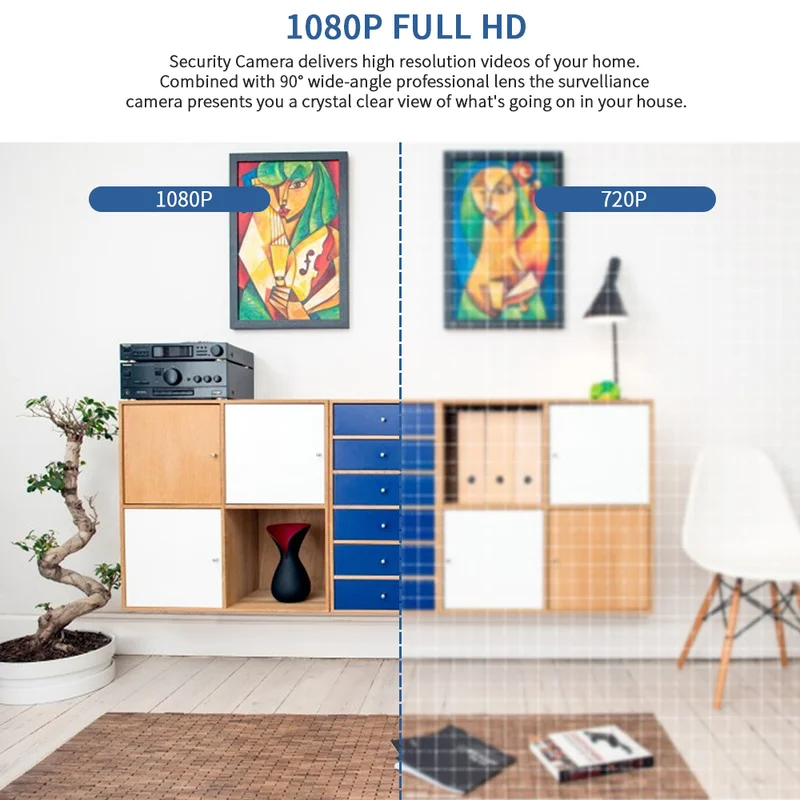 IP камера INQMEGA 1080P уличная Водонепроницаемая с поддержкой Wi Fi и