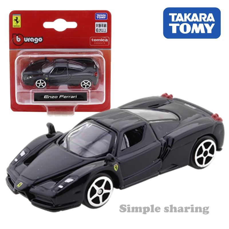 Takara Tomy Tomica Presents Burago Race Play Series 3 Inch Enzo Ferrari Car Kids Toys Motor Vehicle Diecast Metal Model Diecasts Toy Vehicles Aliexpress