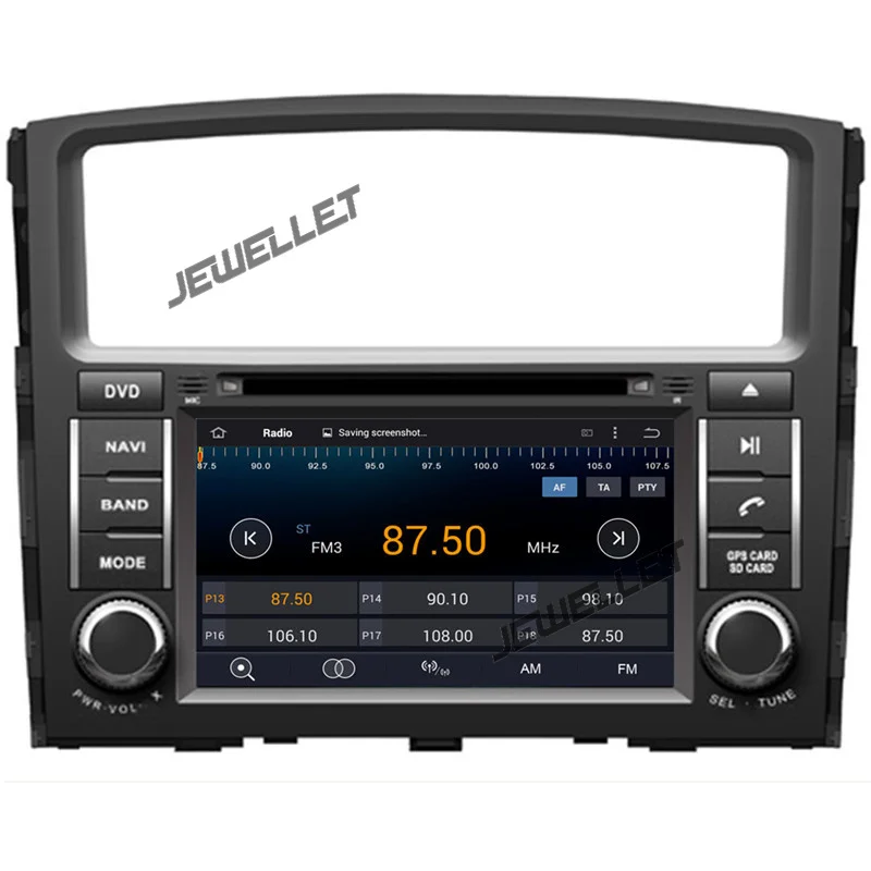 Восьмиядерный ips экран Android 9,0 автомобильный DVD gps Радио Навигация для Mitsubishi Pajero 2007- с 4G/Wifi OBD DVR 1080P