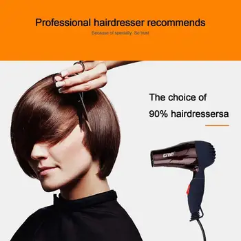 

GW-555 1500W Mini Portable Hair Dryer Folding Foldable Low Power School Students Air Blower Compact Traveller Blower