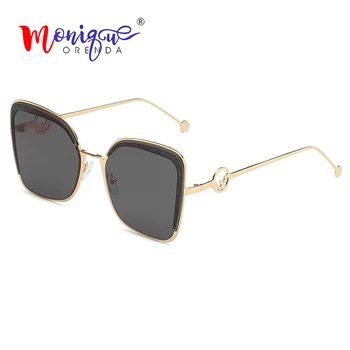 

2019 Square Sunglasses for Women Luxury Vintage Sun Glasses Men Fashion Personality Eyewear Gradient Letter F Gafas De Sol