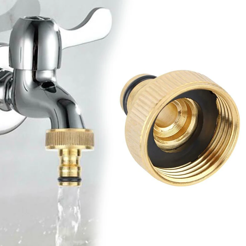 4 шт. 1in для работы в саду поливочный шланг для воды латунный адаптер подсоединительный фитинг товары для домашнего сада