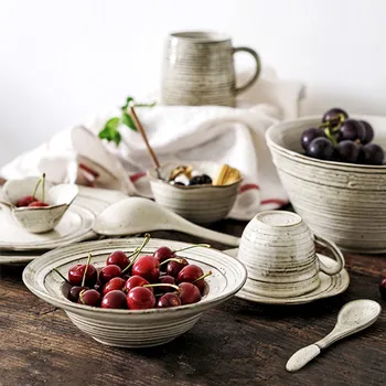 

ANTOWALL Grace Crockery Household Dinnerware Set Ceramic Tableware Wholesale Factory China Ceramic Plate