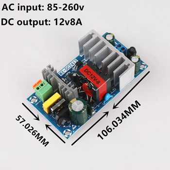 

AC 100-240V to DC 12V 8A switching power supply module AC-DC