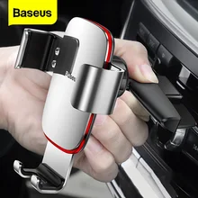 

New Baseus Gravity Car Phone Holder for Car CD Slot Mount Phone Holder Stand for iPhone 11 Pro Xs Max Metal Cell Mobile Phone