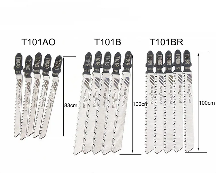 Jorlio 10 шт. лобзик s T хвостовик дерево кривая резка T101AO/T101B/T101BR пилы Набор для дома DIY по дереву