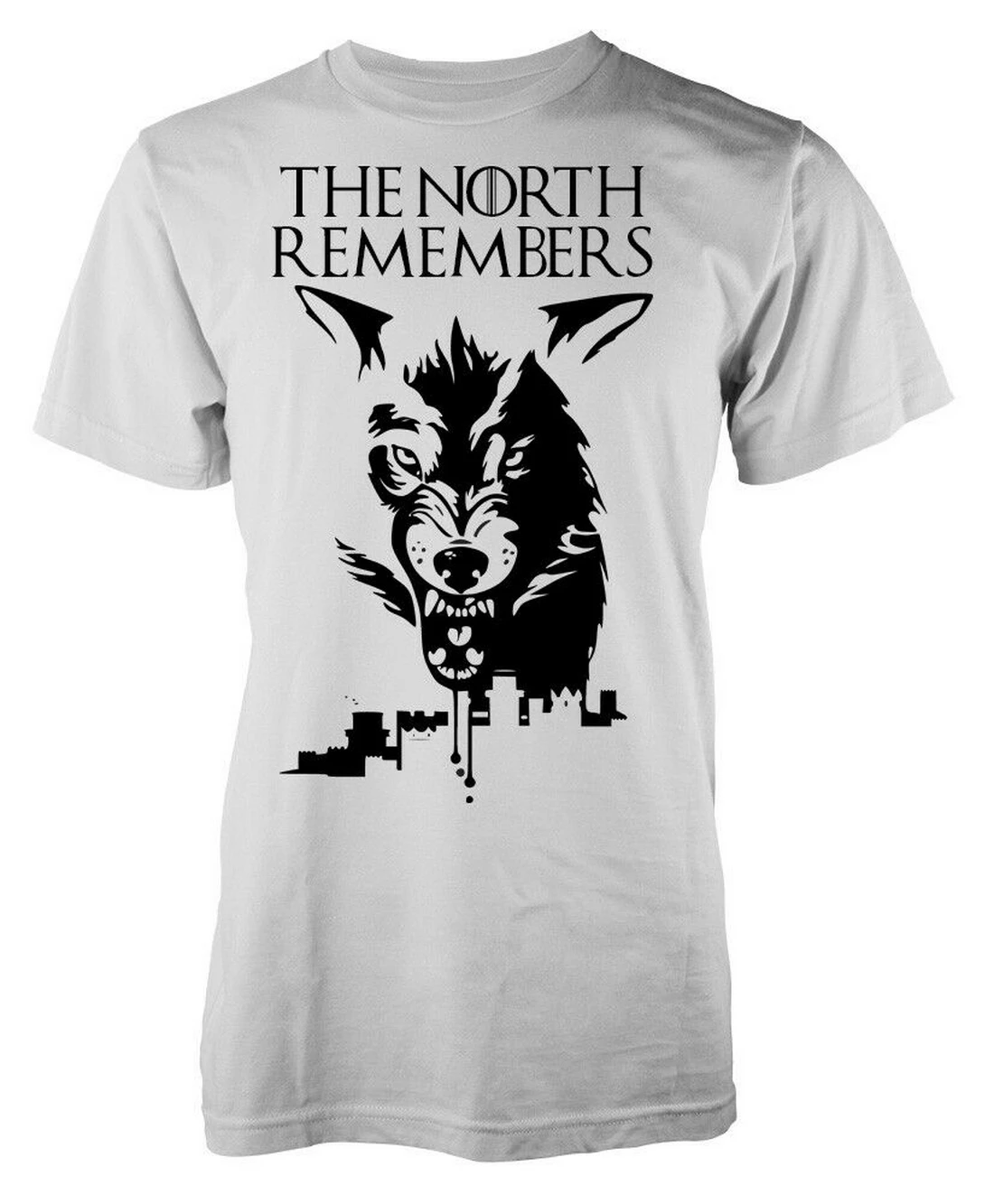 Game Of Thrones Inspired The North Remembers Stark Wolf GOT Adult Tops Tee  T Shirt Classic Unique Tops T Shirt| | - AliExpress