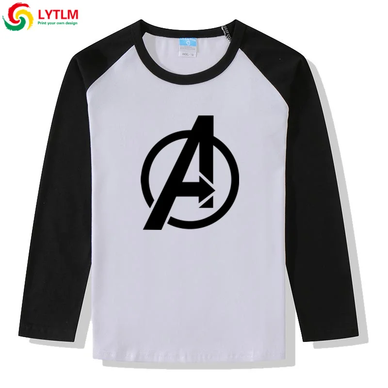 LYTLM Marvel/футболка для мальчиков, Мстители 4, детская одежда для девочек, 9 Camisetas, зимние топы с длинными рукавами для мальчиков, осень, Детская рубашка