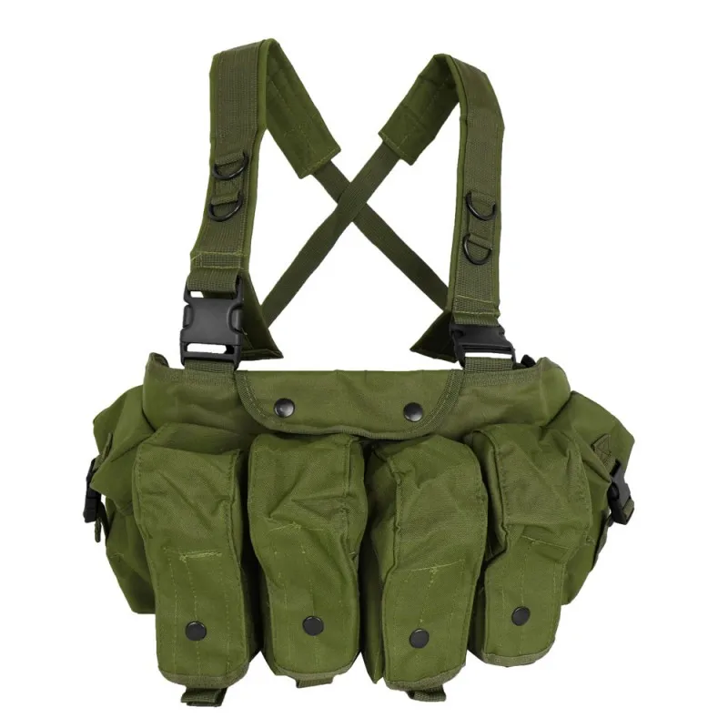 OD Военный военный армейский тактический жилет AK Mag Pouch AK47 нагрудная установка для страйкбола снаряжение для пейнтбола Экипировка для мужчин t мужские уличные боевые охотничьи жилеты - Цвет: OD