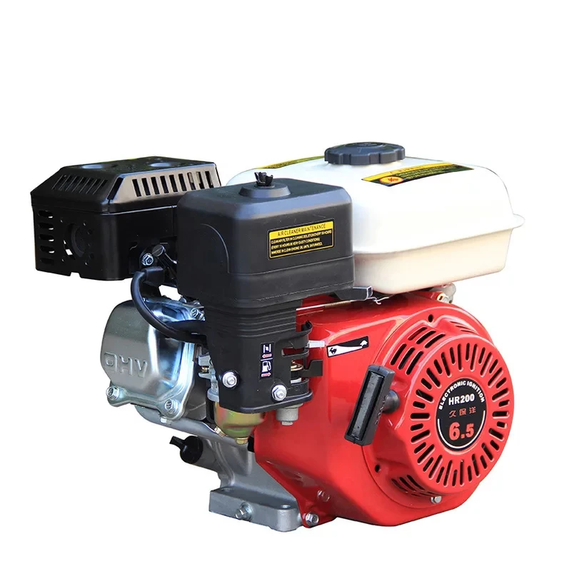 6.5HP OHV одноцилиндровый четырехтактный 170F бензиновый двигатель с силовой