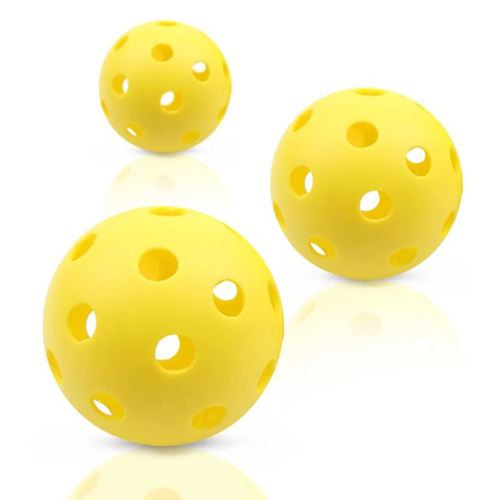 3 шт. Pickleball набор аксессуаров прочный Забавный открытый воздушный поток практика легкие спортивные тренировки круглой формы