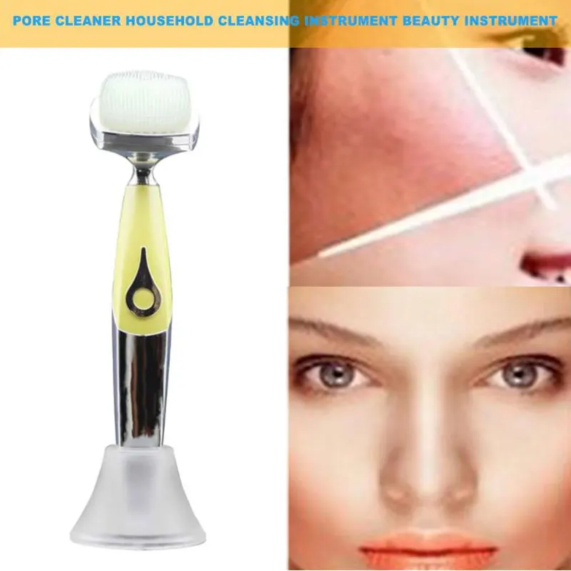 Многофункциональная силиконовая электрическая Очищающая щетка для лица, щетка для удаления черных точек, очищающая поры, щетка для чистки лица