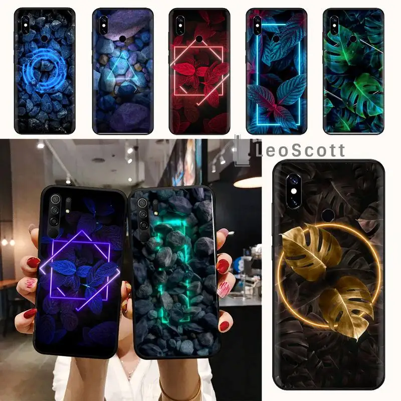 LED unique design Phone Case For Xiaomi Redmi 7 8 9t a3 9se k20 mi8 max3 lite 9 note 9s 10 pro | Мобильные телефоны и