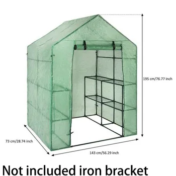 

Walk In Garden Greenhouse Tunnel Grow Plant Garden Shed Green House Corrosion-resistant Durable