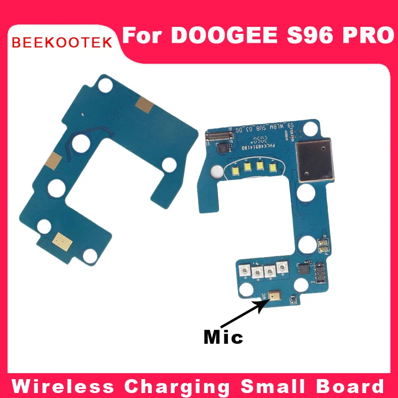 

New Original Doogee S96 Pro Wireless Charging Small Board with MIC Infrared Flash-Light For 6.22 inch DOOGEE S96 Pro Smart Phone