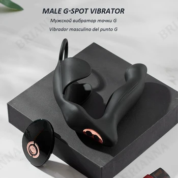 Japan prostate massager 10 Frequency male anal vibrator Plug  Massager remote control sex toys for men anal plug gay prostate 2