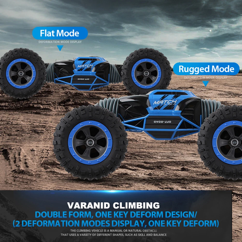 4WD 2,4G One Key трансформация Двусторонняя RC автомобиль скалолазание детская игрушка Интеллектуальные развивающие игрушки