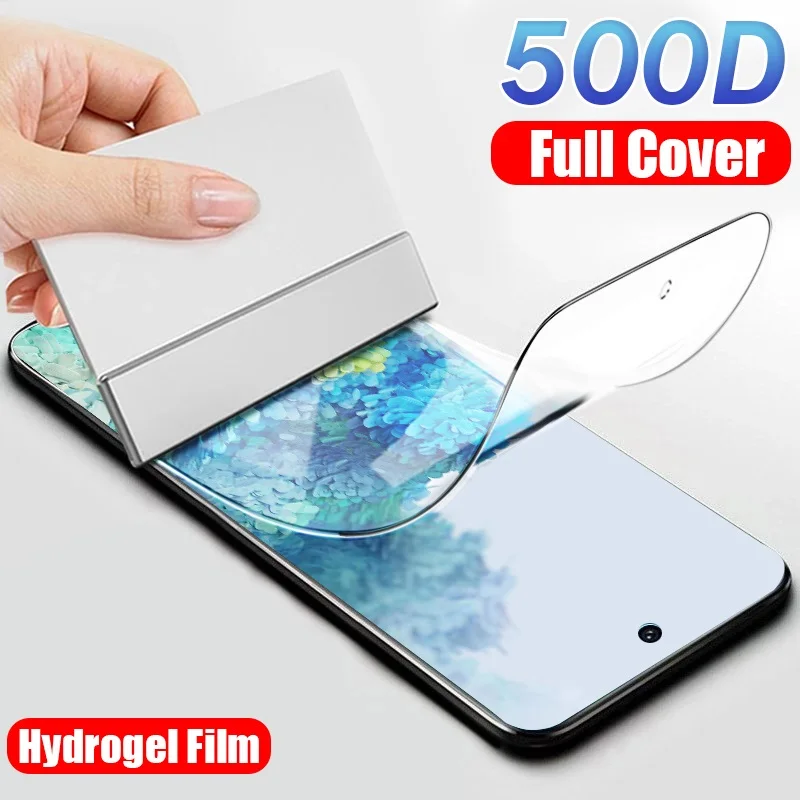 Protector para Samsung Galaxy A6 A8 J4 J6 Plus 2018 J2 J3 J7 J8 A5 A7 A9 2018 hidrogel Film Protector de pantalla película