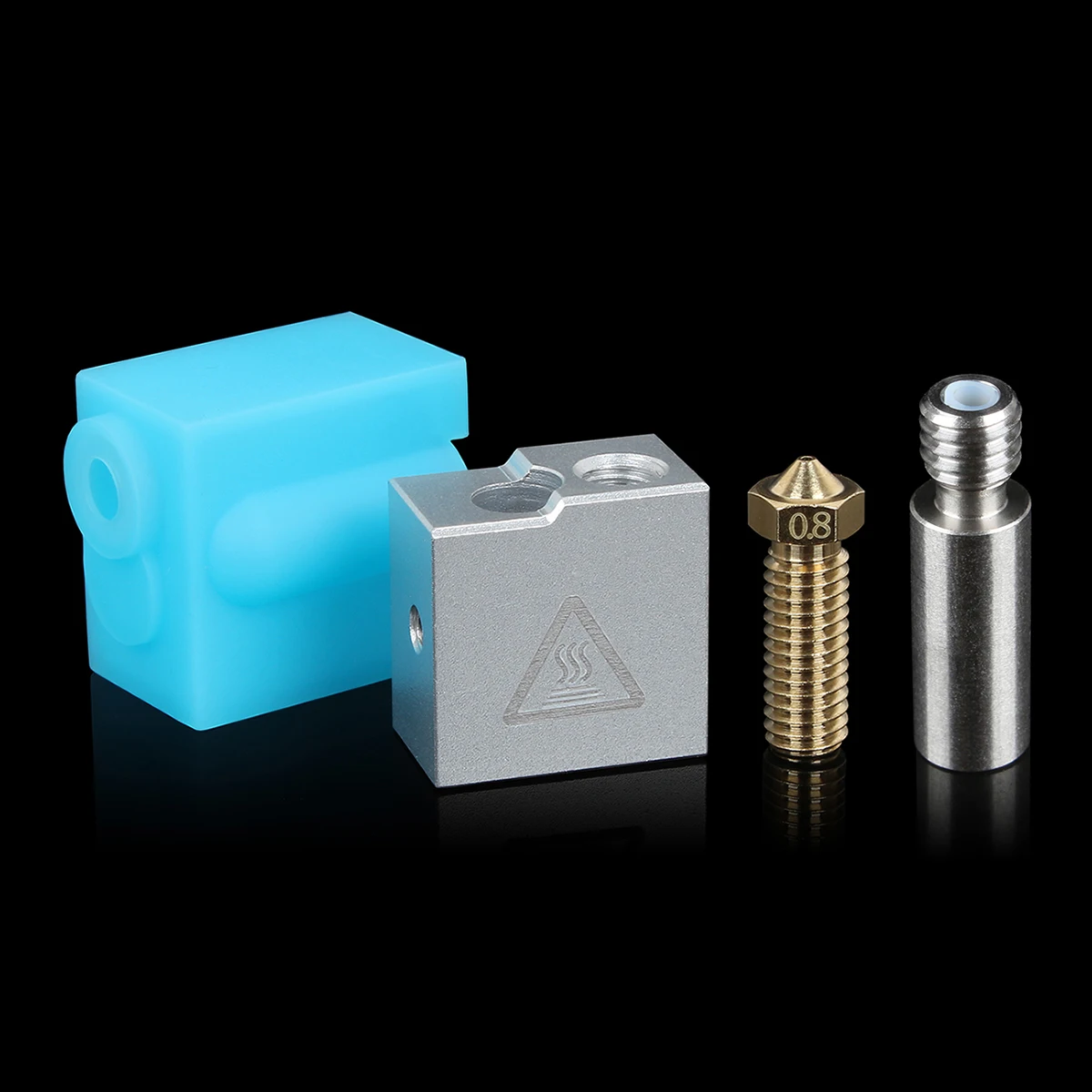 LERDGE-3D 프린터 부품 BP6 E3D V6 볼케이노 핫 엔드 모듈 0.4mm/0.8mm 1.75MM 노즐 키트, 보우덴 압출기 핫 엔드 액세서리