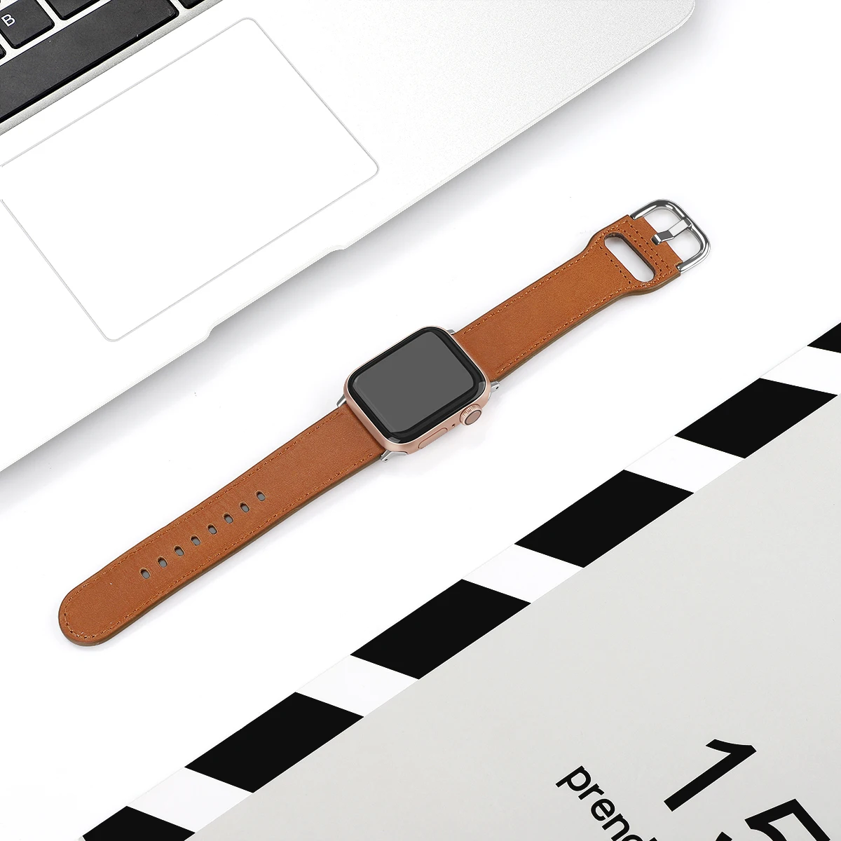 Кожаный ремешок для Apple Watch 38 мм 44 мм 40 мм 42 мм сменные ремешки из натуральной кожи для Iwatch браслет 83009
