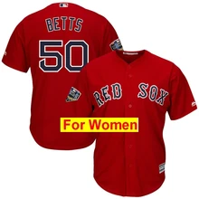 Новинка,, женская футболка Boston David Ortiz Mookie Betts, World