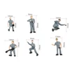 25pcs/lot HO 1:87 Scale Miniature Workers Model DIY Model Making Railway Train Architectural Figures with Ladders for Diorama 2