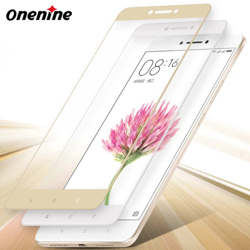 Защитная пленка Onenine 4D для Xiaomi Max 2 закаленное стекло с полным покрытием изогнутая
