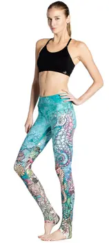 

Hippocampus printing thin-and-thin-lifting air-permeable super-elastic quick-drying nine-point lady pants leggings