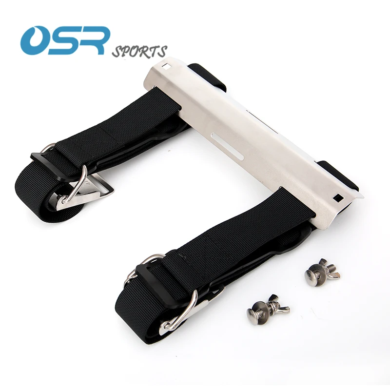 

Scuba diving assembly of single tank adaptor 2pcs of tank strap 2 sets of bolts BCD attachment