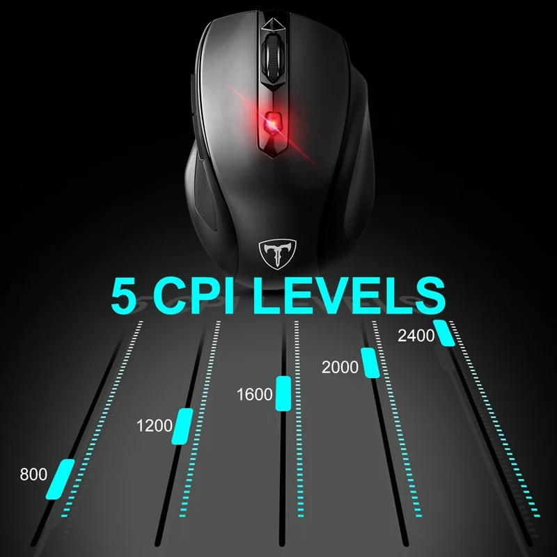 Wireless Mouse and Mouse Pad Set 2.4G Wireless Portable Mobile Optical Mouse with USB Receiver and Mouse Pad Combo for Laptop
