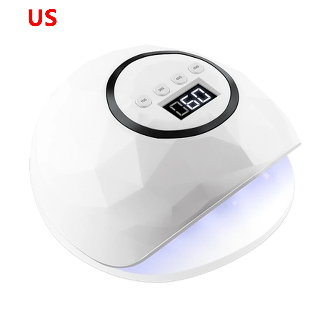 86W White US 86/36 Вт, быстро сохнут, УФ-светодиодный светильник/39 12 шт. светодиодные лампы бусины с плоской обратной стороной для нейл-сушилка автоматически Сенсор солнца светильник фототерапии ЖК-дисплей Дисплей с таймера - Цвет: 86W White US