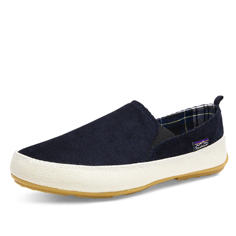 Men Shoes Vintage Fashion Brand Canvas Casual Comfortable Classical Breathable Slip On Autumn Flats Size 3945 | Обувь
