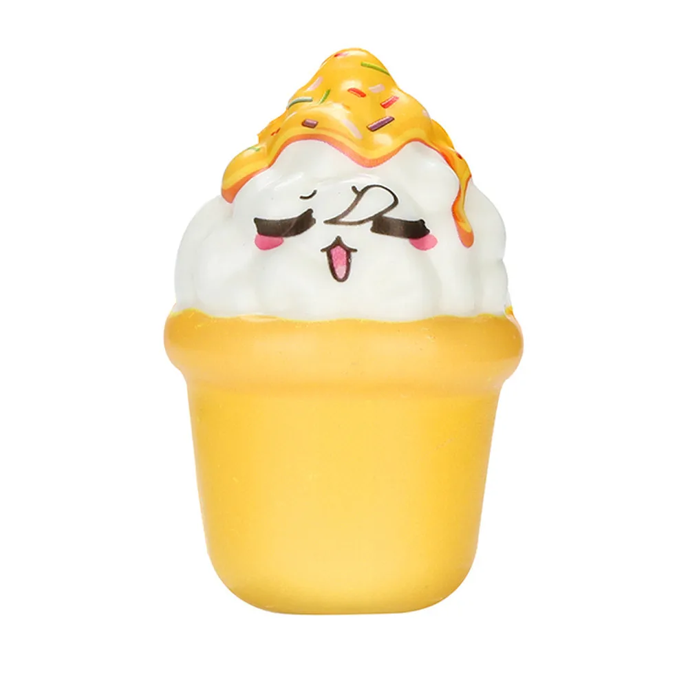 Случайный стиль Squishies Kawaii Мороженое медленно поднимающийся крем душистый брелок игрушки для снятия стресса декомпрессия медленное восстановление juguete
