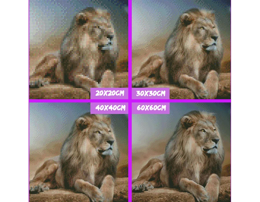 Полный 5D diy Daimond картина 3D Алмазная Живопись Полный Круглый Стразы Бриллиантовая картина вышивка животное лев