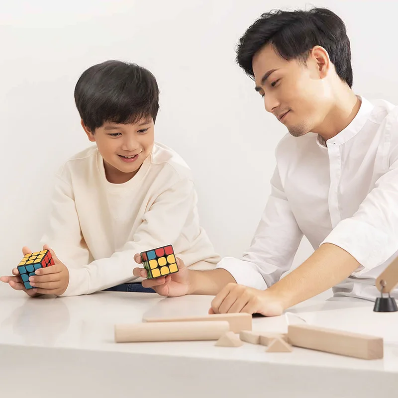 Xiaomi Mijia Smart Cube Smart Magic Магнитный Bluetooth приложение синхронизация головоломка игрушки для начинающих подарок учится во время игры