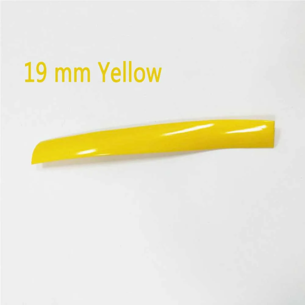 19mm yellow 32,8фт 10 м длина 16 мм/19 мм ширина Пластиковые Т-образные формы для аркадных игр MAME машина шкаф хром/черный - Цвет: 19mm yellow
