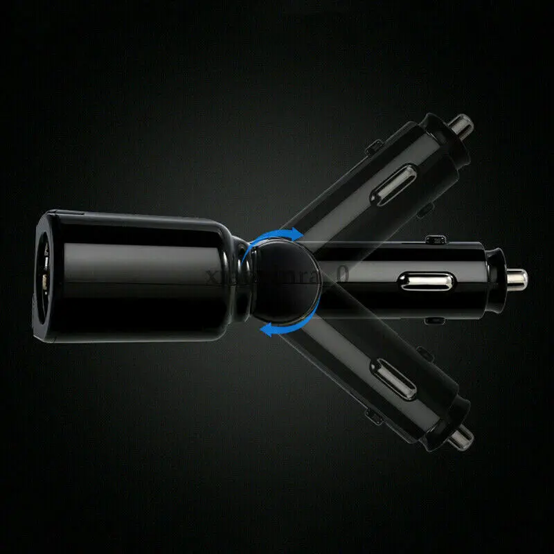 12V 2 Way Мульти Розетка для автомобильного прикуривателя удлинитель двойной USB зарядное устройство