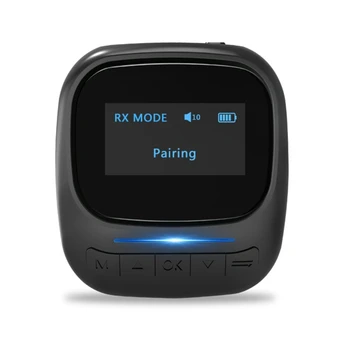 

2020 New OLED Wireless-Audio Receiver Transmitter Bluetooth 5.0 Adapter 3.5MM AUX Jack Stereo apt-X LL LCD Display For PC TV Car