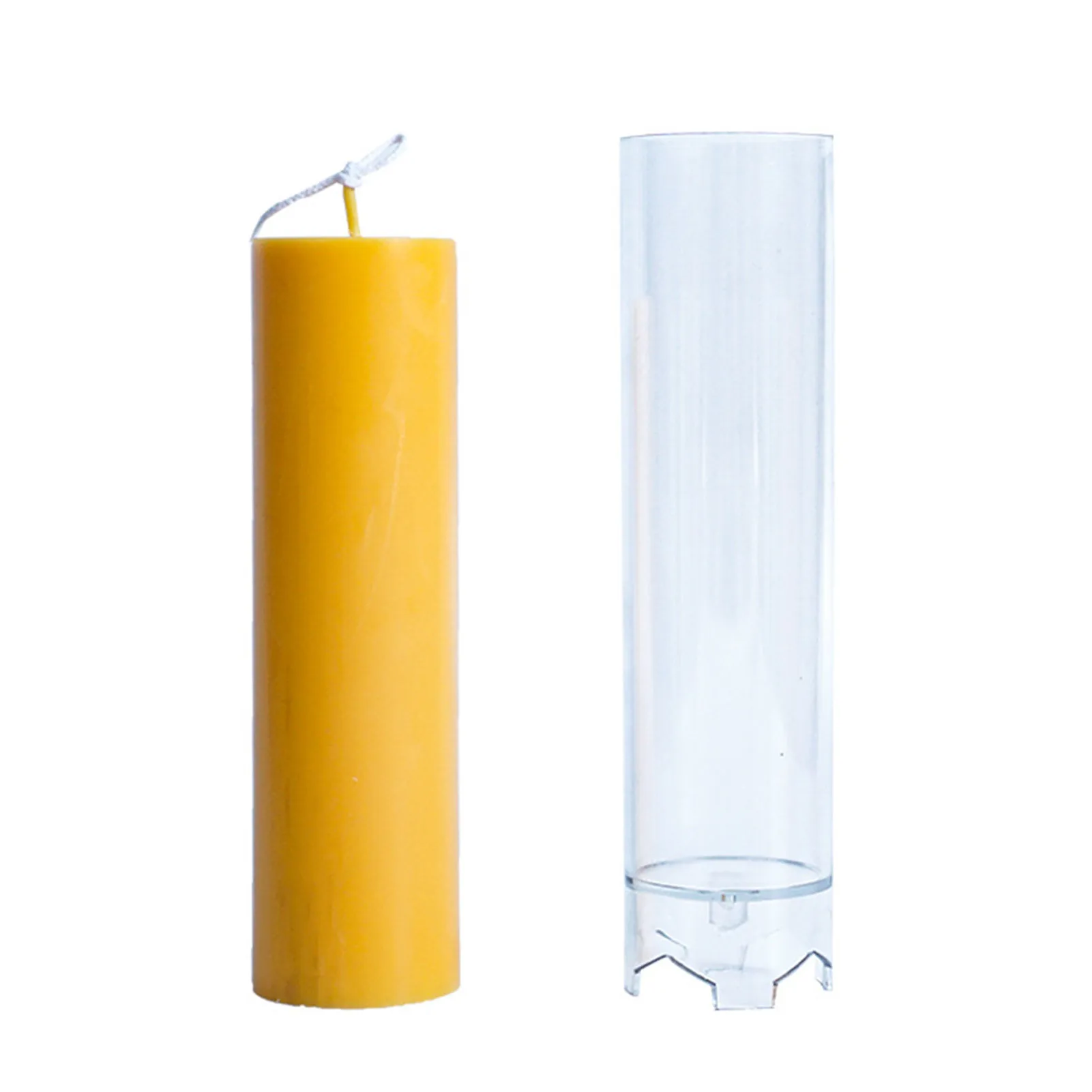 Candle Mold Conjoined Cylindrical Durable DIY Plastic Mould Cand