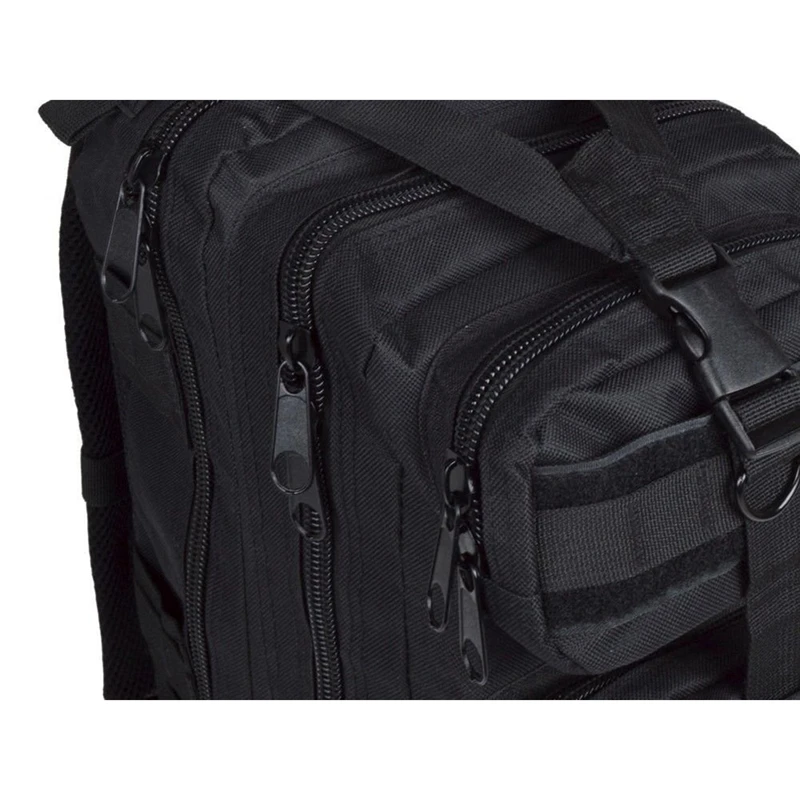  TOP-Men Outdoor backpack Military Backpack Camping Hiking Hunting Trekking Backpack (Black)