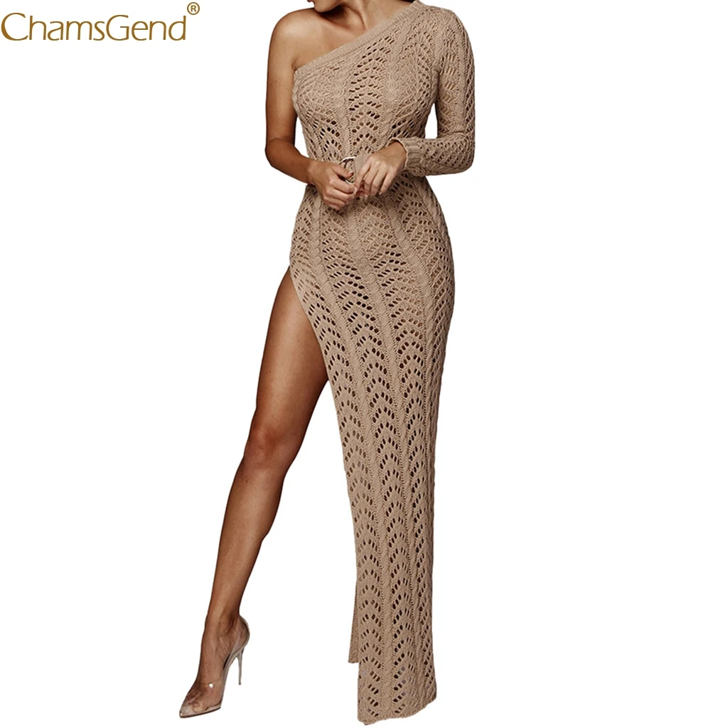 Sexy Hollow Out Party Dresses Maxi Dress Long Sleeve Dresses Woman Party Night Bodycon One Shoulder Maxi Dress Jul Sexy Hollow Out Party Dresses Maxi Dress Long Sleeve Dresses Woman Party Night Bodycon One Shoulder Maxi Dress Jul