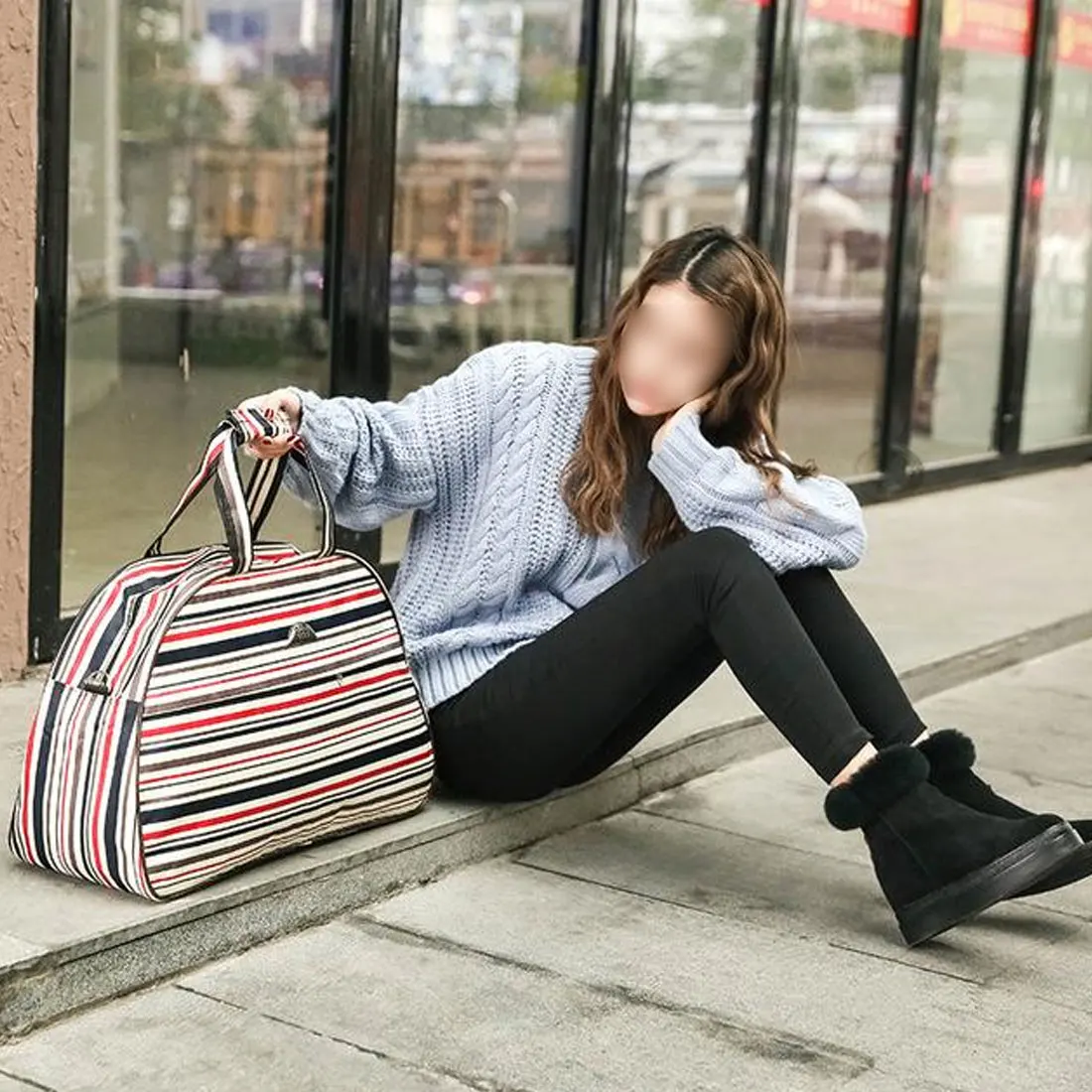 Женские дорожные сумки, новые модные портативные сумки для багажа с цветочным принтом, спортивные сумки, водонепроницаемые дорожные сумки на выходные
