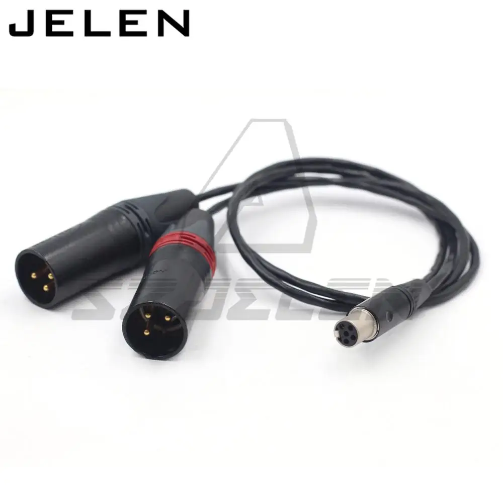 Ta5f на два XLR 3pin male для Zaxcom qrx200 аудио кабель