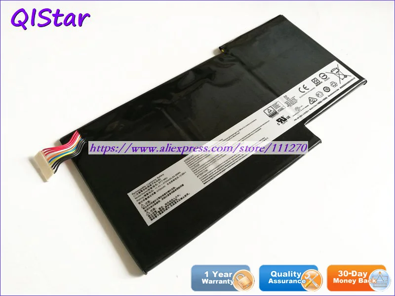 QISTAR 11,4 V 5700 мАч натуральная BTY-M6J ноутбук аккумулятор для MSI GS63VR GS73VR MS-16K2 GS63 GF63 Тетрадь компьютер