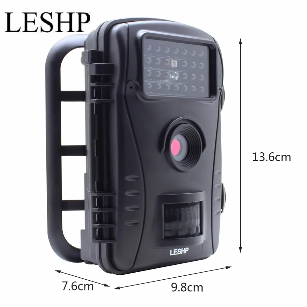 LESHP RD1003 профессиональная 2,4 дюймовая TFT 70 градусов широкоугольная охотничья камера 720P 940nM цифровая инфракрасная Следовая камера Прямая поставка