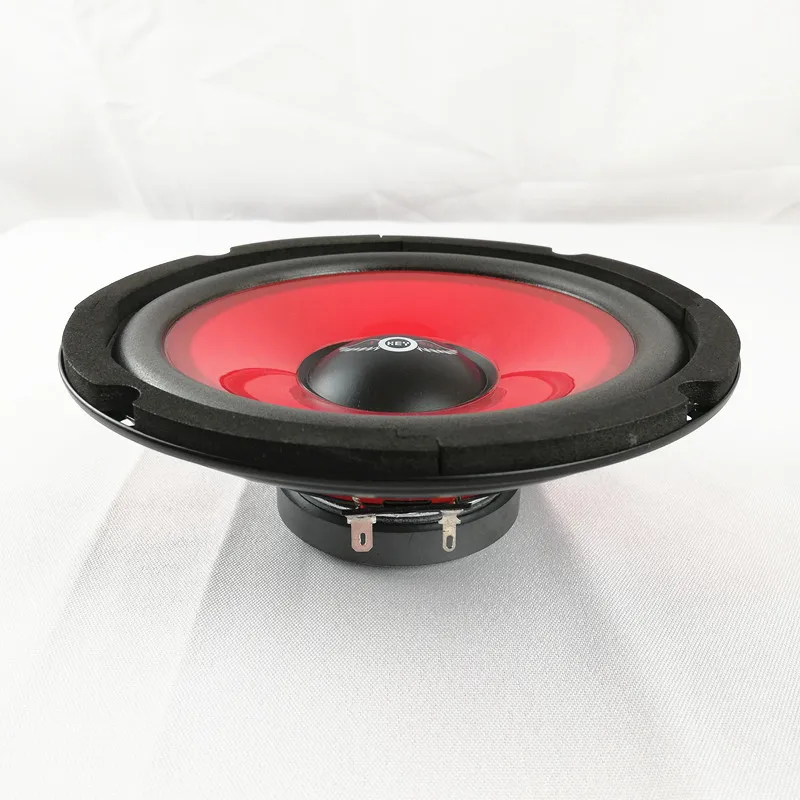 2pcs/Lot 165mm Waterproof 6.5 Inch I KEY BUY Car Audio Loudspeaker 4 Ohm Red Injection Cone Foam Edge Full Range Speaker
