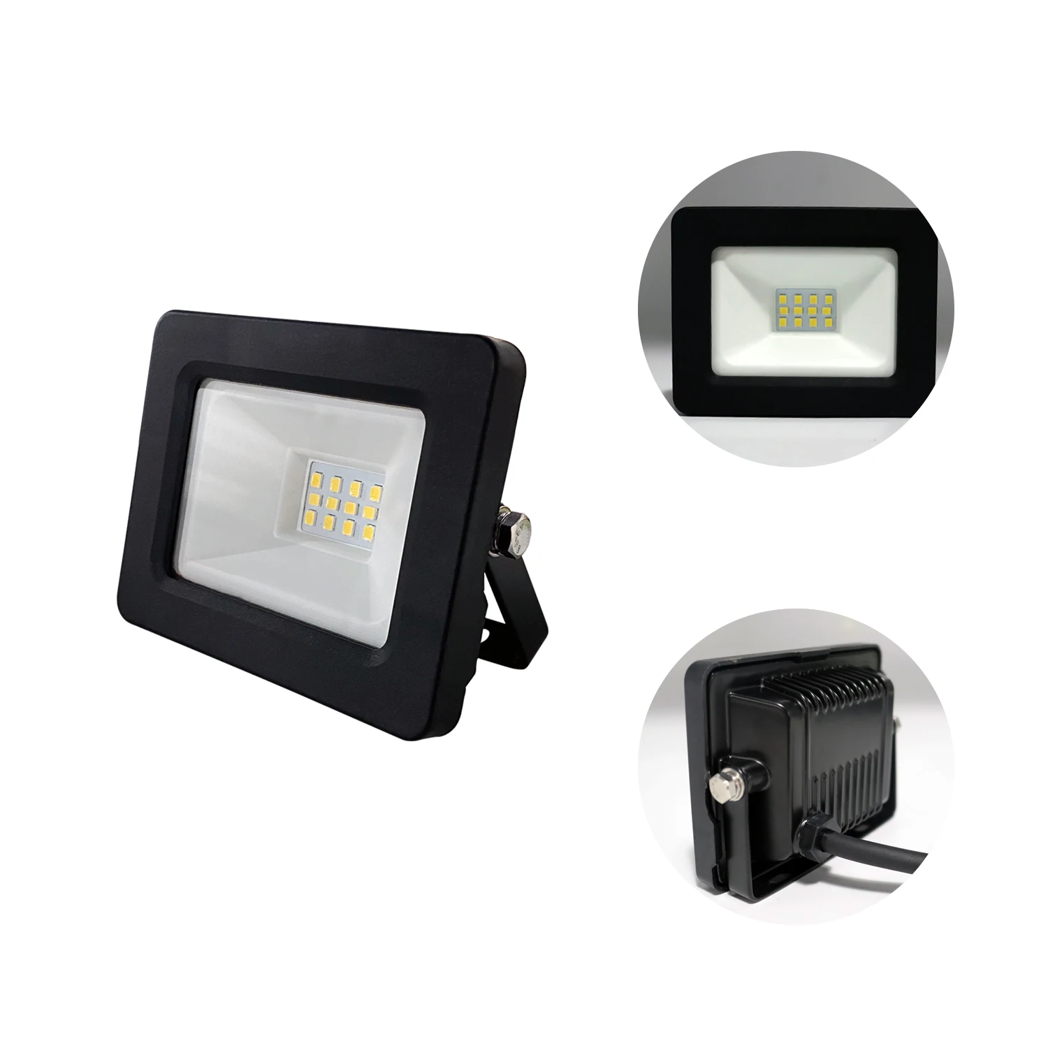 Outdoor 10w Floodlight Ip65 Dust-proof Waterproof Led Light 220-240v High Lumen For Garden Courtyard Street